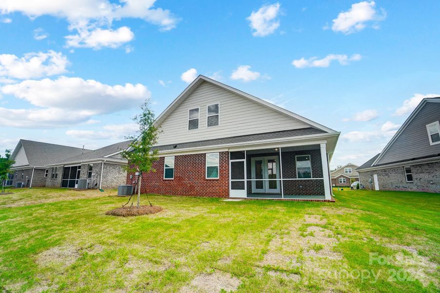 Rear View of Screened Porch