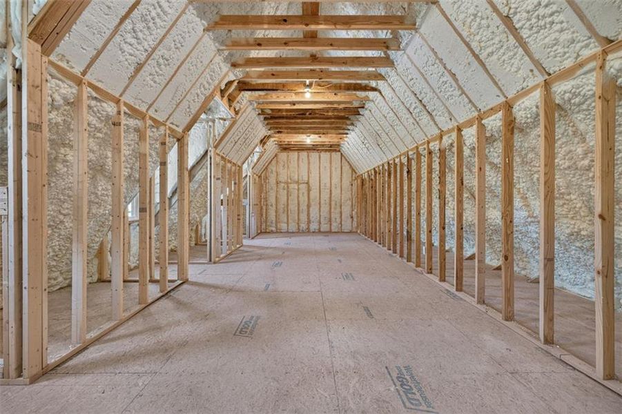 In-progress construction of a new home in , Cumming, GA (Image 33).
