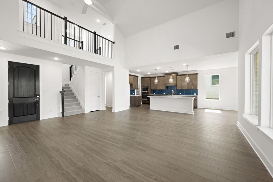 Spacious, unfurnished interior of a new home in Inspiration Collection at View at the Reserve, Mansfield (Image 13).