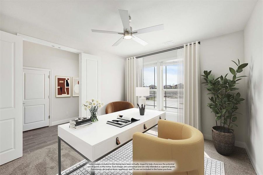 Furnished interior view inside a new home in The Oasis at North Grove 75-80, Waxahachie (Image 12). Furnished interior view inside a new home in The Oasis at North Grove 75-80, Waxahachie (Image 12).