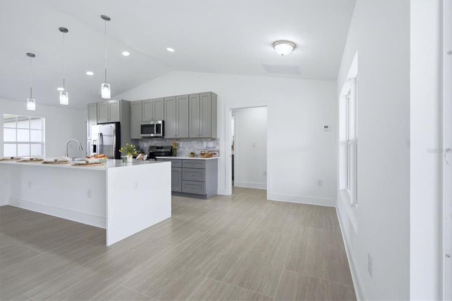 Furnished interior view inside a new home in , Cape Coral (Image 10).