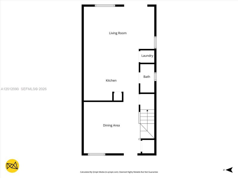 2D floor plan layout of this home in , Homestead, FL (Image 6).