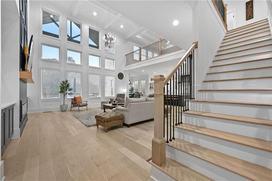 Furnished interior view inside a new home in , Buford (Image 29).