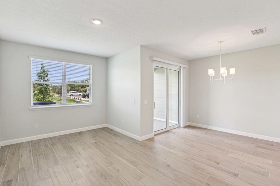 Family Room and Dining Room - representative images