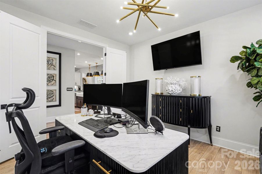 Furnished interior view inside a new home in , York (Image 31).