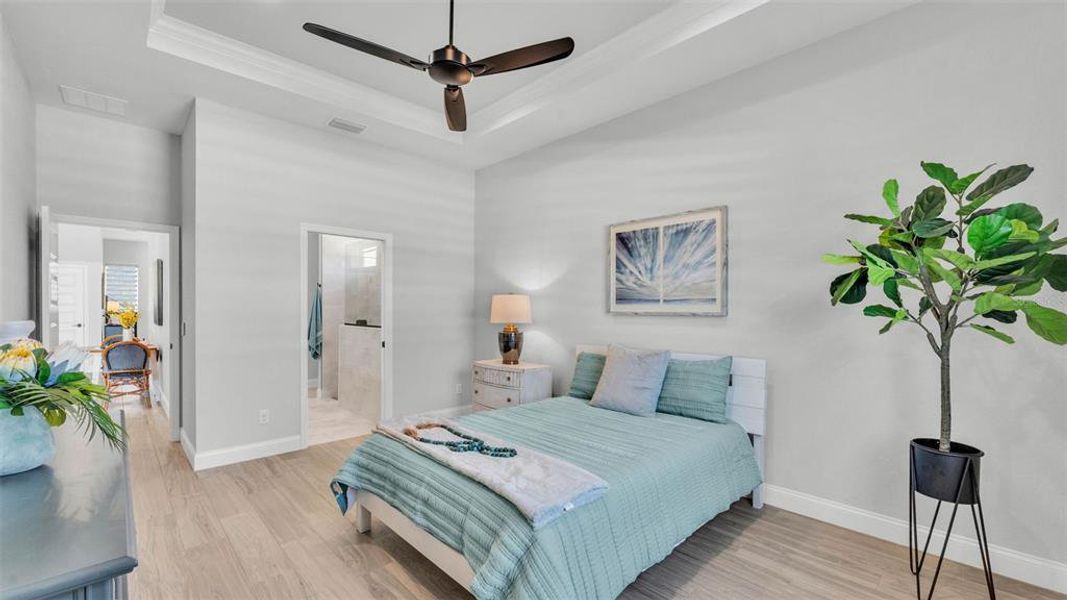 Furnished interior view inside a new home in , Lakeland (Image 38).