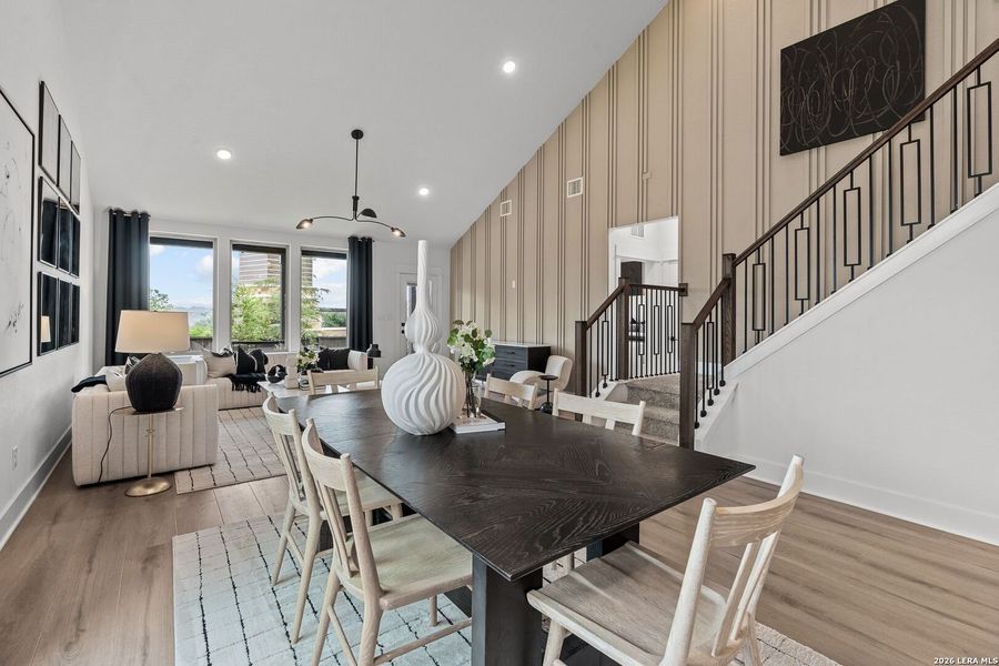 Furnished interior view inside a new home in Bison Ridge, San Antonio (Image 8).