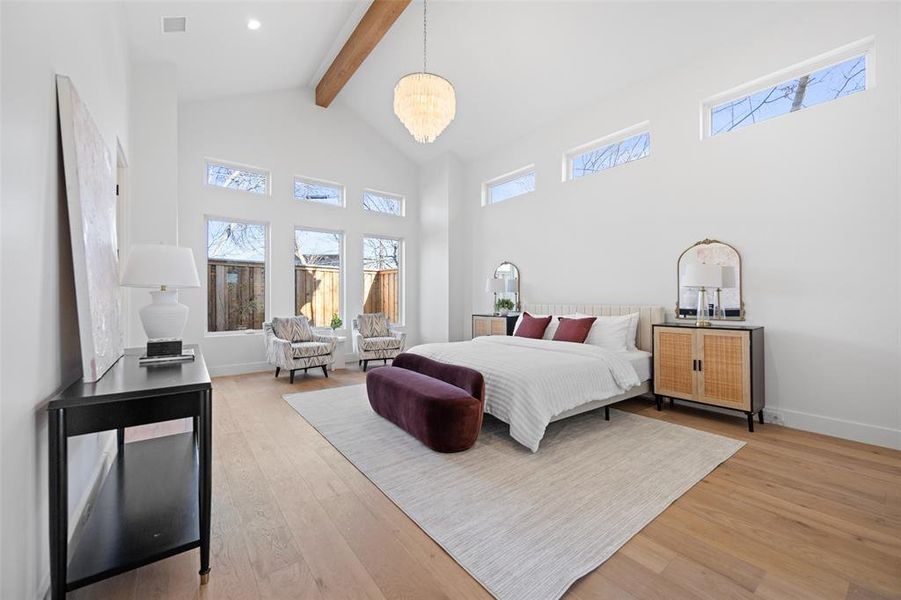 Furnished interior view inside a new home in , Dallas (Image 9).