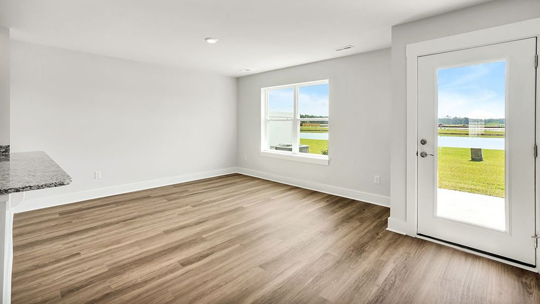 Spacious, unfurnished interior of a new home in The Landing at Sidbury Station, Castle Hayne (Image 17). Spacious, unfurnished interior of a new home in The Landing at Sidbury Station, Castle Hayne (Image 17).