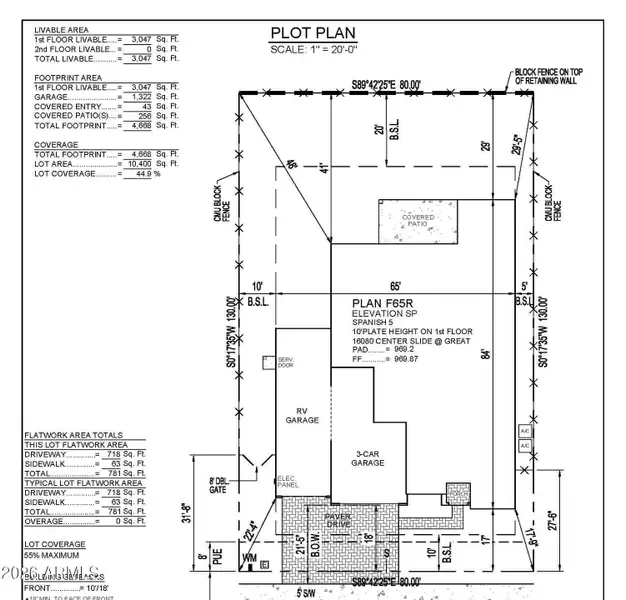 1071 Plot Plan