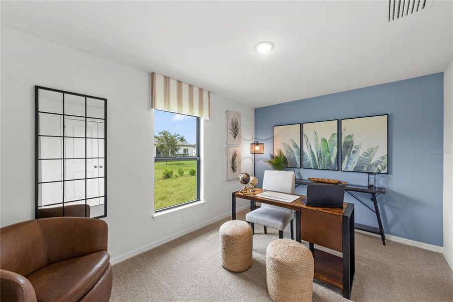 Furnished interior view inside a new home in , Citrus Springs (Image 12).