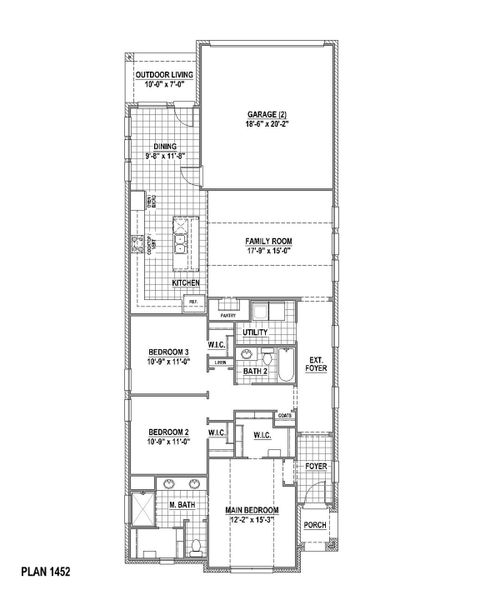 Plan 1452 1ST Floor