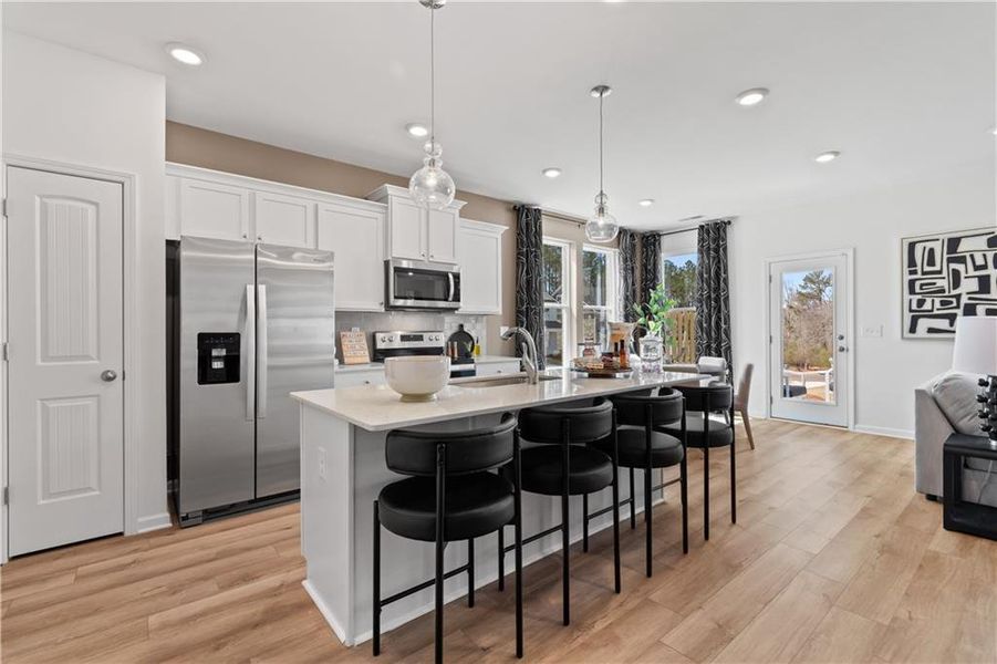 Furnished interior view inside a new home in Bowers Farm, McDonough (Image 30).