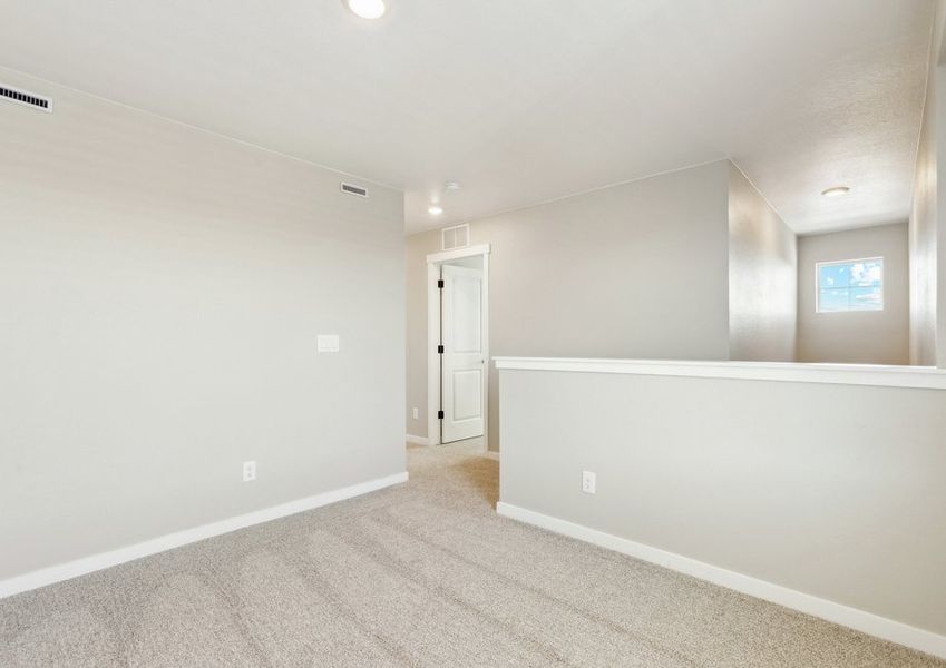 Their is a game room located upstairs.