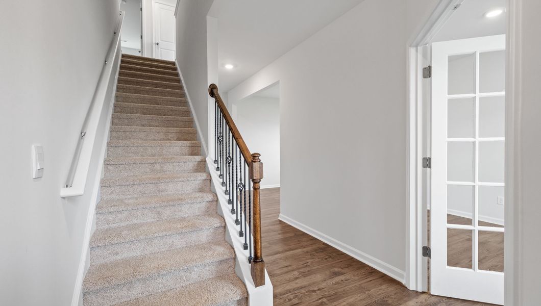 Representative unfurnished interior of a home built from the Biltmore by D.R. Horton in Brookside Farms, Greer (Image 13).