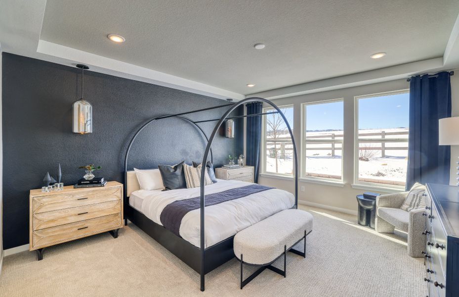 Furnished interior view inside a new home in Sterling Ranch, Littleton (Image 16).