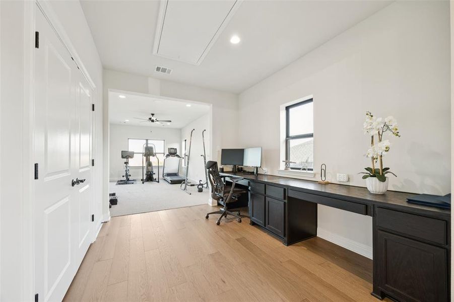 Furnished interior view inside a new home in , Frisco (Image 29).