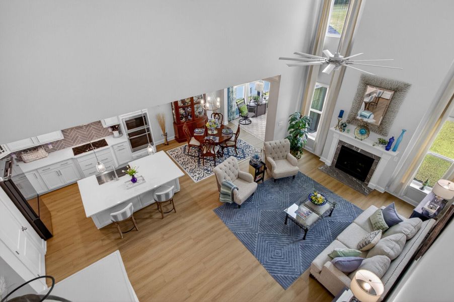 Furnished interior view inside a new home in Parker's Preserve, Ridgeville (Image 30).