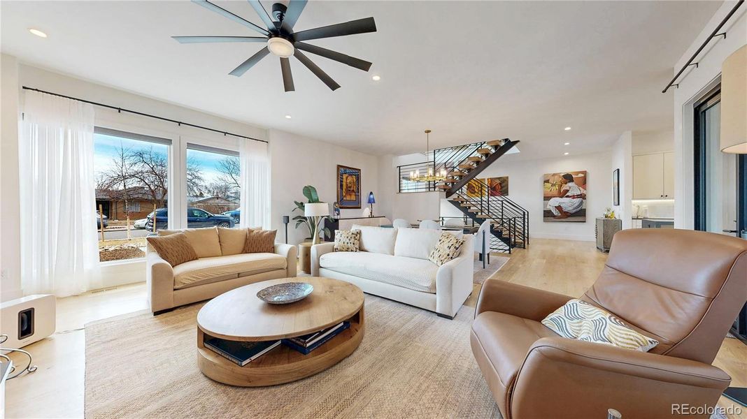 Furnished interior view inside a new home in , Denver (Image 10). Furnished interior view inside a new home in , Denver (Image 10).