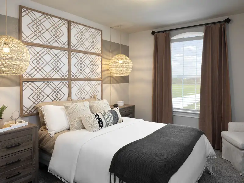 Furnished interior view inside a new home in Granger Pointe - Premier Series, Conroe (Image 5).