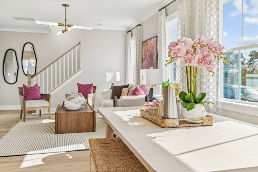 Furnished interior view inside a new home in Holding Village, Wake Forest (Image 10).