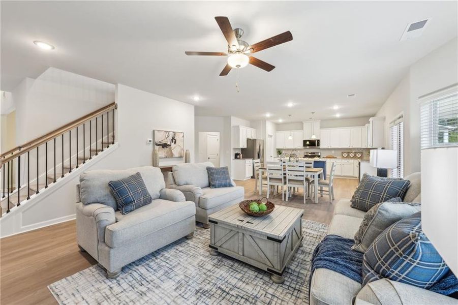 Furnished interior view inside a new home in Stephen's Landing, Loganville (Image 9).