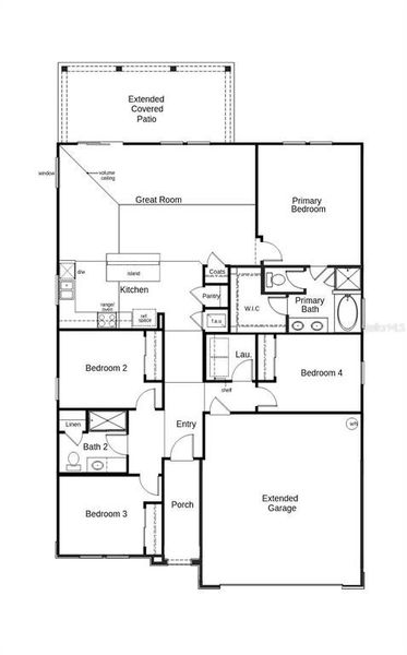 2D floor plan layout of this home in Somerset - Executive Series, Palm Coast, FL (Image 2). 2D floor plan layout of this home in Somerset - Executive Series, Palm Coast, FL (Image 2).