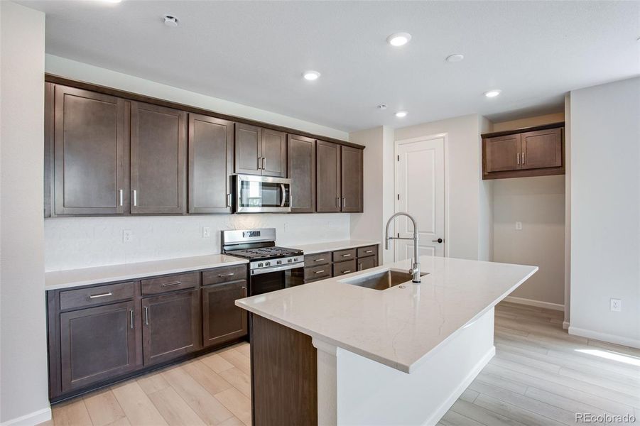 Furnished interior view inside a new home in Sugar Mill Village, Longmont (Image 13). Furnished interior view inside a new home in Sugar Mill Village, Longmont (Image 13).