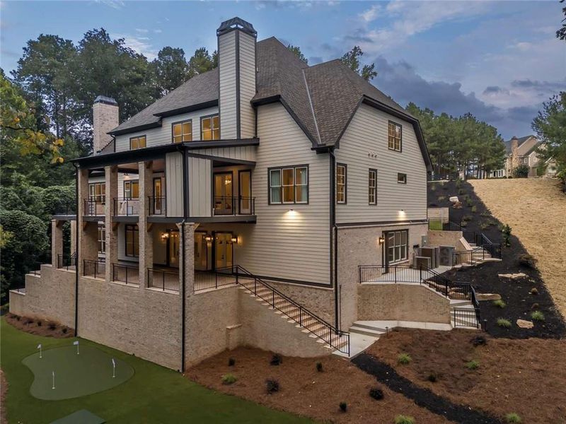 Exterior details and patio area of a home in , Alpharetta (Image 35). Exterior details and patio area of a home in , Alpharetta (Image 35).
