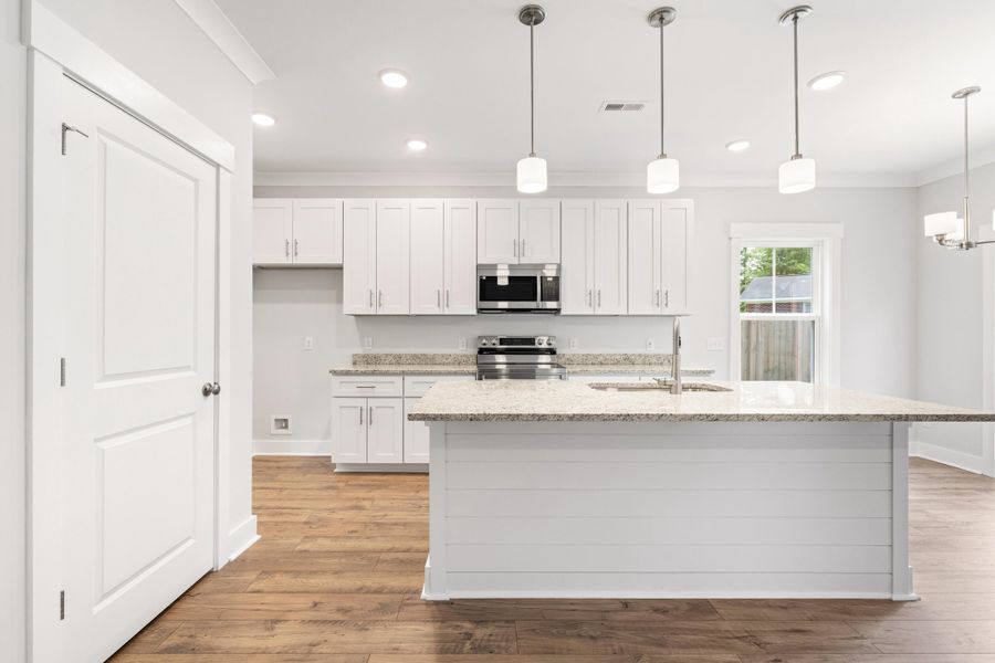 Furnished interior view inside a new home in , Charleston (Image 7).
