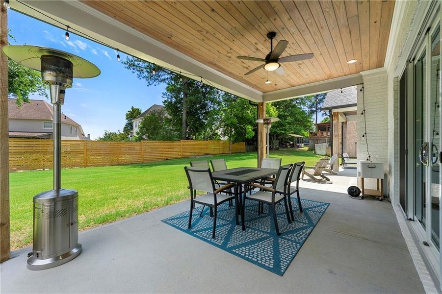 Exterior details and patio area of a home in , Dacula (Image 31).