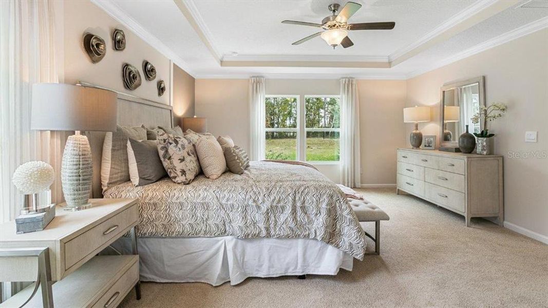 Furnished interior view inside a new home in Sawmill Branch, Palm Coast (Image 15).