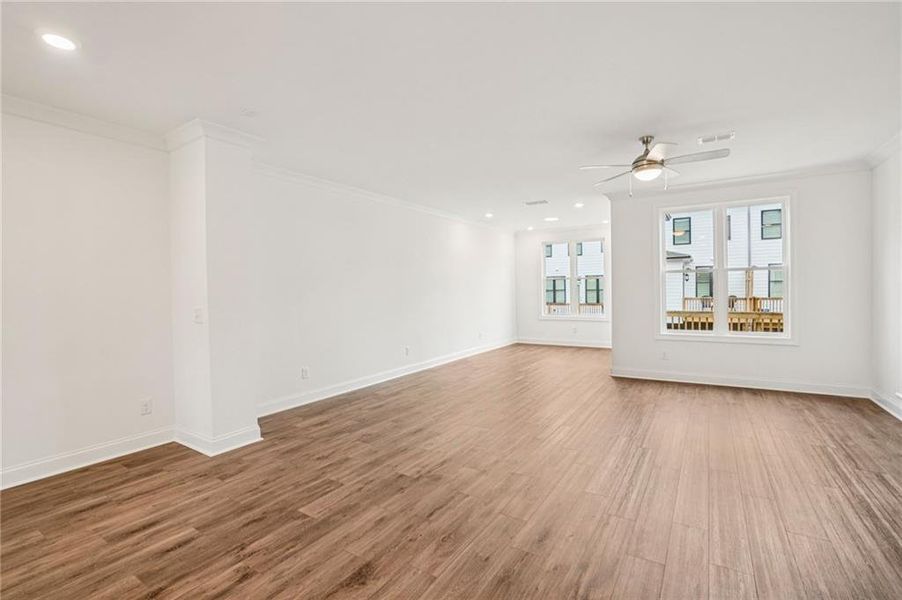 Spacious, unfurnished interior of a new home in Millcroft Townhomes, Buford (Image 24).