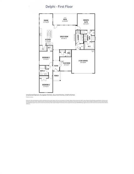 Delphi Floor Plan