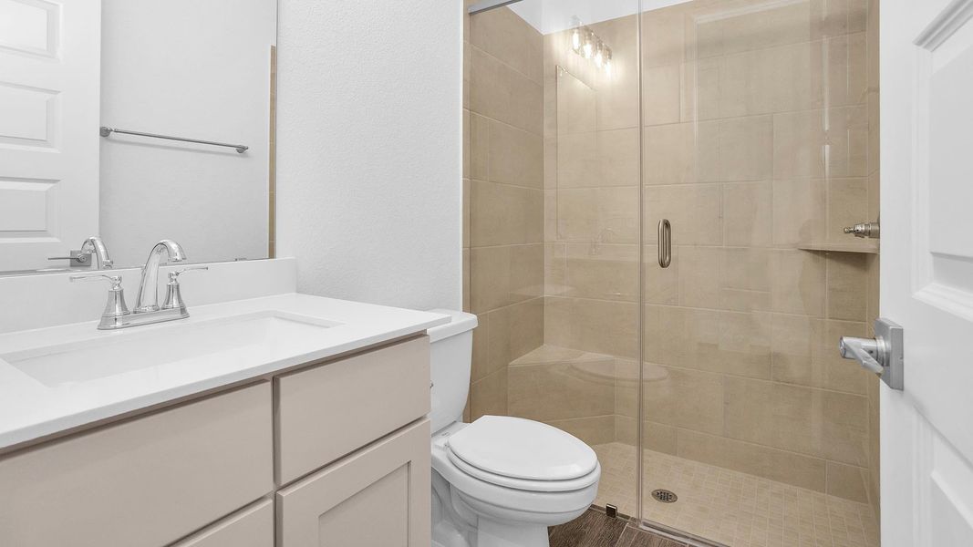 Furnished interior view inside a new home in Briarley 60', Montgomery (Image 7).