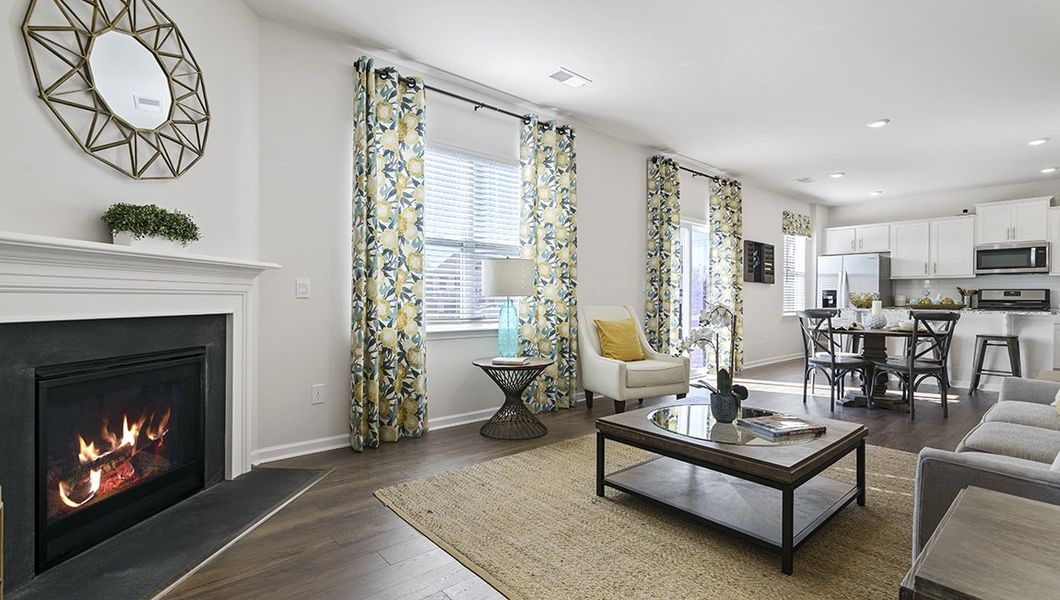 Representative furnished interior of a home built from the Penwell by D.R. Horton in Sage Grove, Lyman (Image 14).