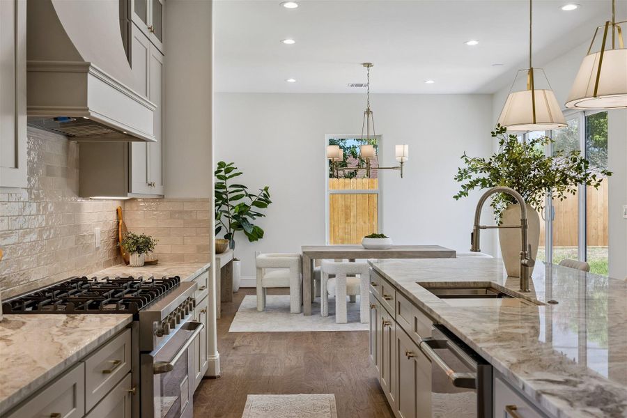 Furnished interior view inside a new home in , Houston (Image 31).