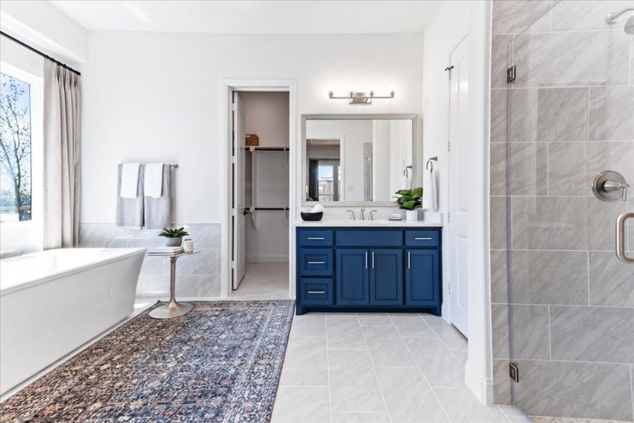 Furnished interior view inside a new home in Nelson Lake, Rockwall (Image 22).