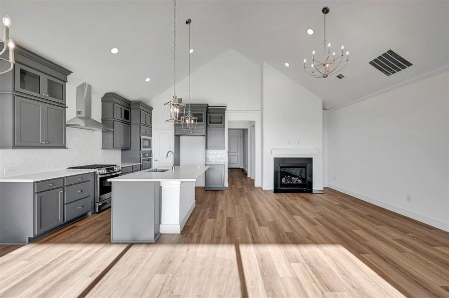 Furnished interior view inside a new home in Gateway Parks, Forney (Image 9).