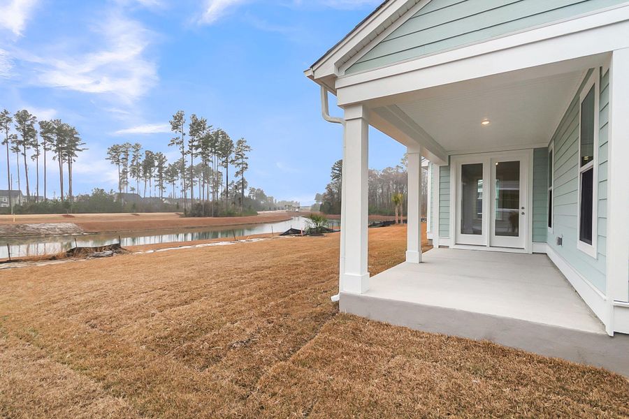 Exterior details and patio area of a home in Cherrywood Estates, Summerville (Image 23). Exterior details and patio area of a home in Cherrywood Estates, Summerville (Image 23).