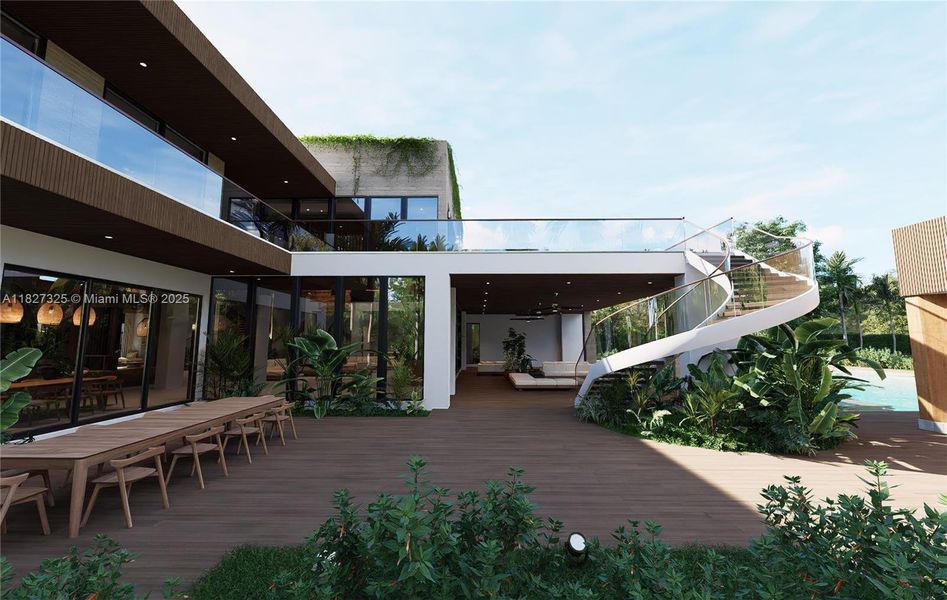 Ground floor terrace