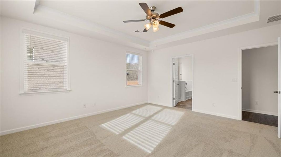 Spacious, unfurnished interior of a new home in Heritage Pointe, Senoia (Image 28). Spacious, unfurnished interior of a new home in Heritage Pointe, Senoia (Image 28).