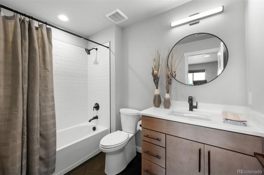 Furnished interior view inside a new home in , Colorado Springs (Image 24). Furnished interior view inside a new home in , Colorado Springs (Image 24).