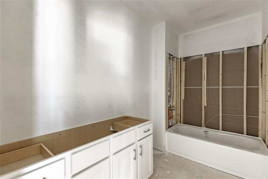 In-progress construction of a new home in , Buford, GA (Image 35).