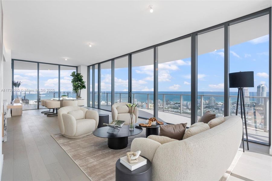 Furnished interior view inside a new home in Five Park, Miami (Image 24). Furnished interior view inside a new home in Five Park, Miami (Image 24).