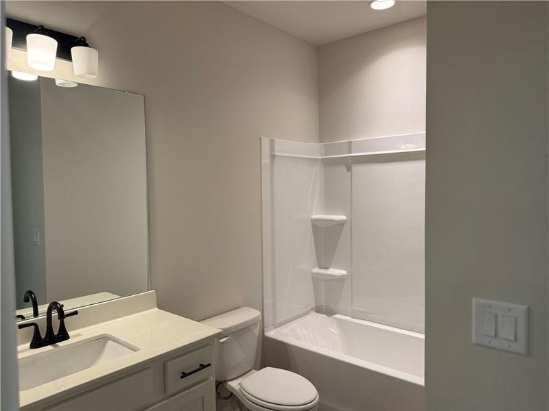 Furnished interior view inside a new home in Rosewood Lake Estates, Hoschton (Image 11).