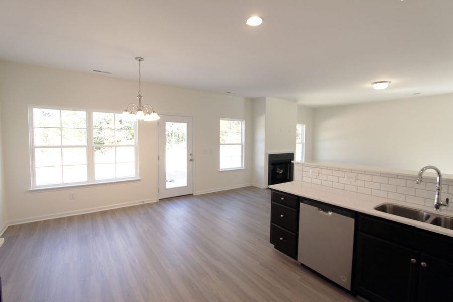 Representative furnished interior of a home built from the Southport by Keystone Homes NC in The Wilcox, Greensboro (Image 8).
