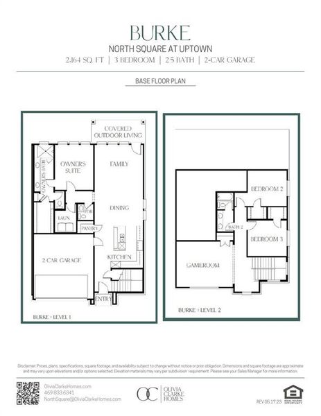 2D floor plan layout of this home in North Square at Uptown, Celina, TX (Image 3). 2D floor plan layout of this home in North Square at Uptown, Celina, TX (Image 3).