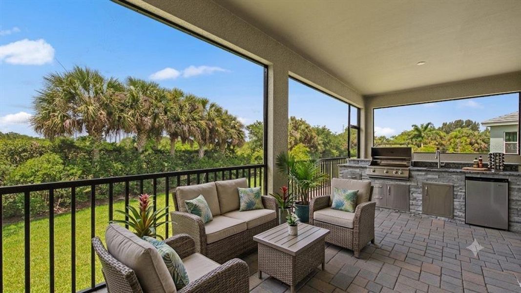 Exterior details and patio area of a home in Verandah, Fort Myers (Image 11). Exterior details and patio area of a home in Verandah, Fort Myers (Image 11).