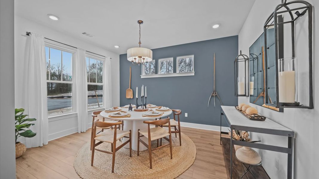 Open-concept dining area with thoughtful flow—perfect for entertaining in this first-class home